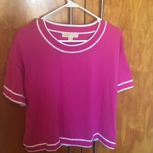 Michael kors sweater blouse so soft cute new never worn large